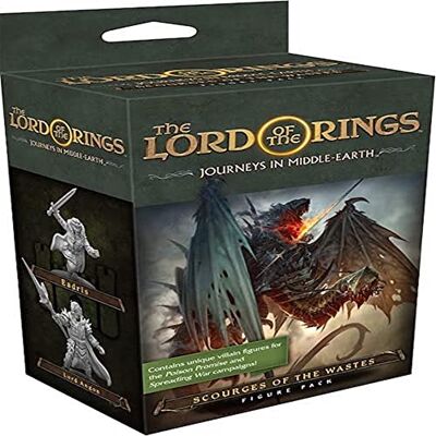 Asmodee Fantasy Flight Games Set van 3 figuren Scourges of The Wastes: Lord Rings: Journeys in Middle-Earth gezelschapsspel, kaarten, vanaf 14 jaar, 1 tot 5 spelers, 60 minuten speeltijd, Asmodee Fantasy Flight Games Set van 3 figuren Scourges of The Wastes: Lord Rings: Journeys in Middle-Earth gezelschapsspel, kaarten, vanaf 14 jaar, 1 tot 5 spelers, 60 minuten speeltijd,