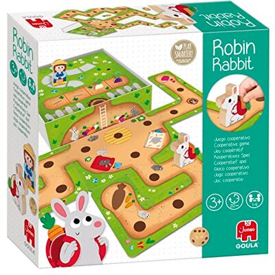 Goula Robin Rabbit educatief spel voor kinderen vanaf 3 jaar Frans coöperatief spel Goula Robin Rabbit educatief spel voor kinderen vanaf 3 jaar Frans coöperatief spel