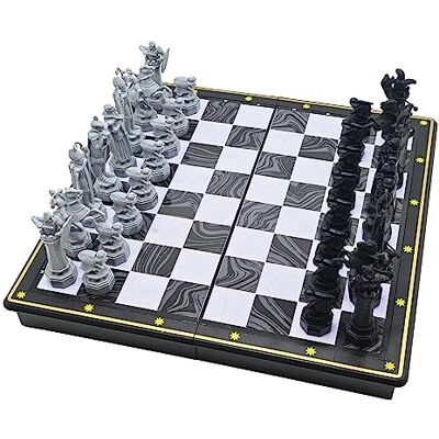 Lexibook CGM300HP Harry Potter Schaakspel, magnetisch en opvouwbaar schaakbord, 32 stukken, familiespel Lexibook CGM300HP Harry Potter Schaakspel, magnetisch en opvouwbaar schaakbord, 32 stukken, familiespel