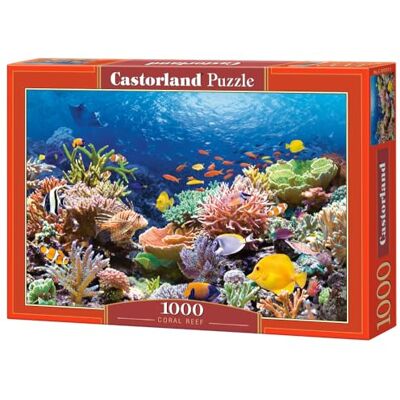 Castorland 1000 Stuk Jigsaw Puzzel, Coral Reef Fishes, Sealife, Oceaan, Adult Puzzel, C-101511-2 Castorland 1000 Stuk Jigsaw Puzzel, Coral Reef Fishes, Sealife, Oceaan, Adult Puzzel, C-101511-2