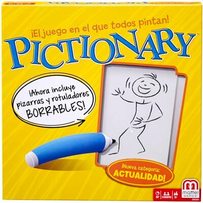 Mattel Pictionary, versie: Spaans, DKD51 Mattel Pictionary, versie: Spaans, DKD51