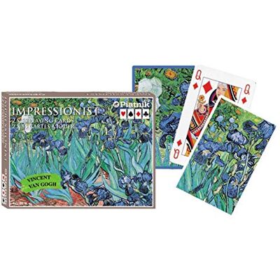 Piatnik Van Gogh Iris: 2X55 KAARTEN Piatnik Van Gogh Iris: 2X55 KAARTEN