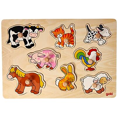 Goki Steckpuzzle Bauernhof VII (houten puzzel) Goki Steckpuzzle Bauernhof VII (houten puzzel)