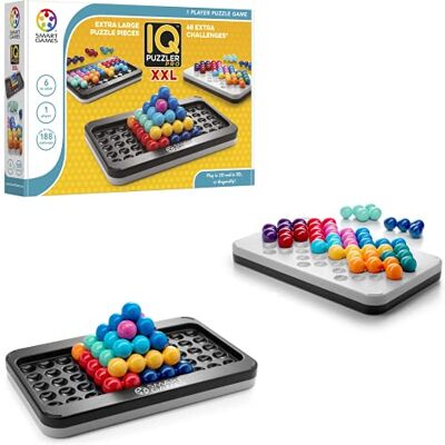 SmartGames IQ Puzzler Pro XXL, extra groot puzzelspel met 188 uitdagingen, 3 speelmodi, 6+ jaar SmartGames IQ Puzzler Pro XXL, extra groot puzzelspel met 188 uitdagingen, 3 speelmodi, 6+ jaar