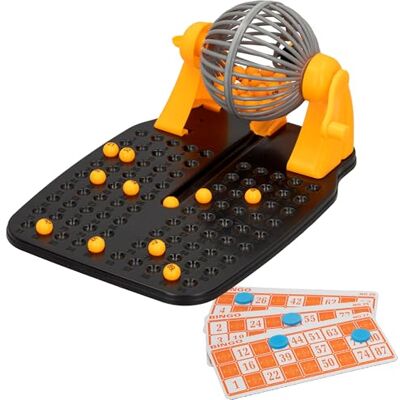 COLORBABY 43313 Bingo loterijspel, gezelschapsspel voor kinderen, 90 ballen en 24 dozen, afmetingen 17 x 24 x 12 cm, + 2 spelers + 5 jaar COLORBABY 43313 Bingo loterijspel, gezelschapsspel voor kinderen, 90 ballen en 24 dozen, afmetingen 17 x 24 x 12 cm, + 2 spelers + 5 jaar