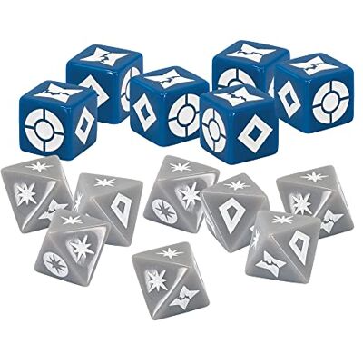 Asmodee Atomic Mass Games Star Wars Shatterpoint Dice Pack Dice Accessory for Star Wars Shatterpoint Miniaturen Game 2 spelers 90 minuten Asmodee Atomic Mass Games Star Wars Shatterpoint Dice Pack Dice Accessory for Star Wars Shatterpoint Miniaturen Game 2 spelers 90 minuten