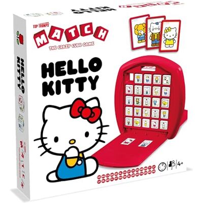 Winning Moves Top Trumps Hello Kitty Match – Hello Kitty kinderspellen 4 jaar ouder – wedstrijd logica spel 2 spelers – strategiespellen – bordspel Winning Moves Top Trumps Hello Kitty Match – Hello Kitty kinderspellen 4 jaar ouder – wedstrijd logica spel 2 spelers – strategiespellen – bordspel