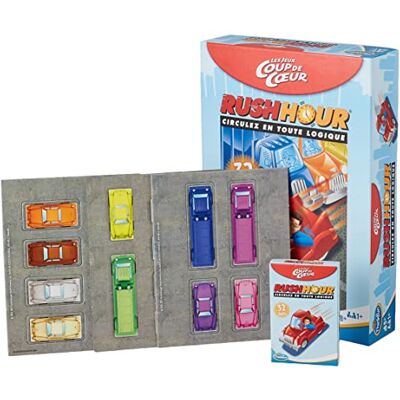 ThinkFun Ravensburger Rush Hour – logicaspel – – versie kleine prijs – 1 speler en meer – vanaf 8 jaar – uniseks – 76485 – Franse versie ThinkFun Ravensburger Rush Hour – logicaspel – – versie kleine prijs – 1 speler en meer – vanaf 8 jaar – uniseks – 76485 – Franse versie