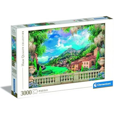 Clementoni 33553 Collection Puzzle Lush Terrace on Lake 3000 Pièces Puzzle Adulte, Divertissement pour Adultes Fabriqué en Italie Clementoni 33553 Collection Puzzle Lush Terrace on Lake 3000 Pièces Puzzle Adulte, Divertissement pour Adultes Fabriqué en Italie