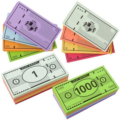 Apostrophe Games Fictief geld met 560 delen voor gezelschapsspellen, 8 sneden Apostrophe Games Fictief geld met 560 delen voor gezelschapsspellen, 8 sneden