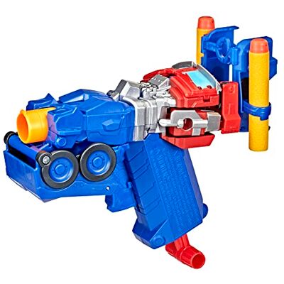 Transformers : Rise of the Beasts, Optimus Prime 2-in-1 Blaster met 17,5 cm figuurmodus, vanaf 6 jaar Transformers : Rise of the Beasts, Optimus Prime 2-in-1 Blaster met 17,5 cm figuurmodus, vanaf 6 jaar
