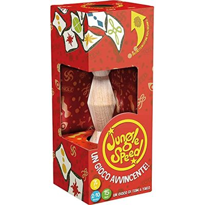 Asmodee Jungle Speed: Eco-Pack Tafelspel, Party Game, 2-10 spelers, 7+ jaar, editie in het Italiaans Asmodee Jungle Speed: Eco-Pack Tafelspel, Party Game, 2-10 spelers, 7+ jaar, editie in het Italiaans