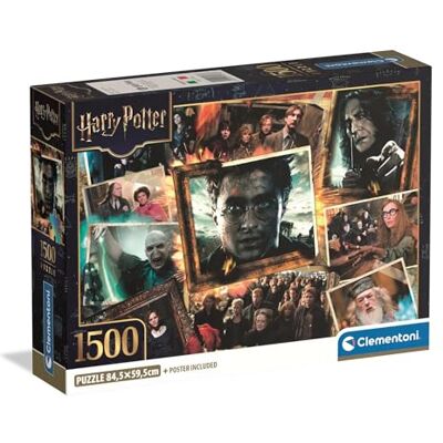 Clementoni Puzzel voor volwassenen, 1500 stukjes, HQC Compact Box, gemaakt in Italië, 31736 Clementoni Puzzel voor volwassenen, 1500 stukjes, HQC Compact Box, gemaakt in Italië, 31736