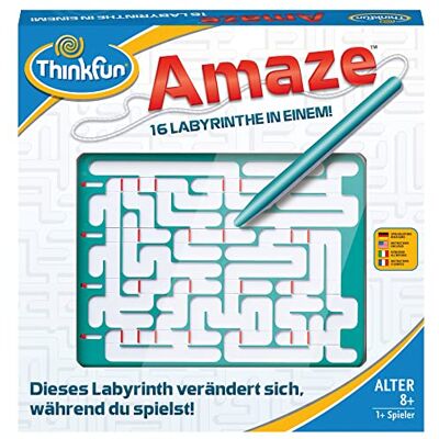 ThinkFun Amaze Strategiespel vanaf 8 jaar: met koningen door doolhof ThinkFun Amaze Strategiespel vanaf 8 jaar: met koningen door doolhof