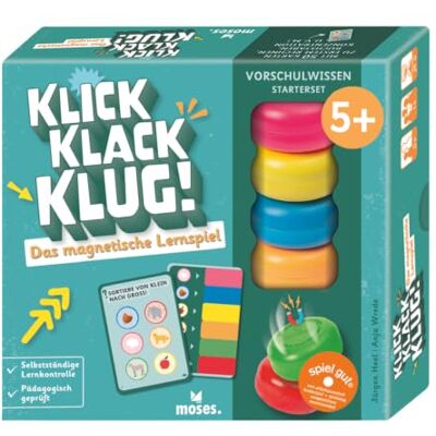 moses Klick Klack Klug Starterset 1 vanaf 5 jaar: het magnetische leerspel moses Klick Klack Klug Starterset 1 vanaf 5 jaar: het magnetische leerspel