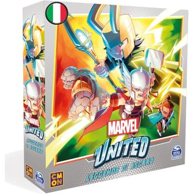 Asmodee Marvel United: Legend van Asgard, expansion tafelspel, editie in Italië, 9984 Asmodee Marvel United: Legend van Asgard, expansion tafelspel, editie in Italië, 9984