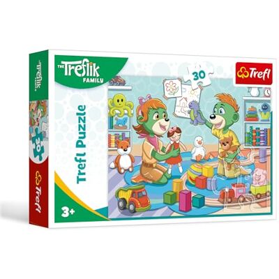 Trefl The ik Family, Happy ik Family Puzzels 30 stukjes Kleurrijke puzzels met stripfiguren, creatief entertainment, vrije tijd voor kinderen vanaf 3 jaar Trefl The ik Family, Happy ik Family Puzzels 30 stukjes Kleurrijke puzzels met stripfiguren, creatief entertainment, vrije tijd voor kinderen vanaf 3 jaar