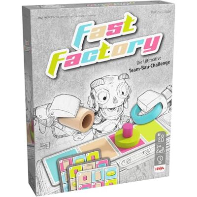 HABA Fast Factory logica- en strategiespel voor kinderen vanaf 8 jaar familiespel met delicate uitdagingen en snel stapelplezier voor boeiende teamduels 2011822001 HABA Fast Factory logica- en strategiespel voor kinderen vanaf 8 jaar familiespel met delicate uitdagingen en snel stapelplezier voor boeiende teamduels 2011822001