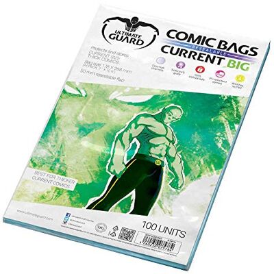 Ultimate Guard Big Comic tassen (stroom, transparant) Ultimate Guard Big Comic tassen (stroom, transparant)