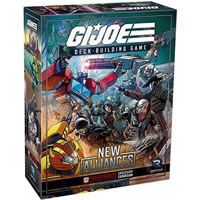 Renegade Game Studios G.I. JOE New Alliances Deck Bouwspel: A Transformers Crossover Uitbreiding kaartspel Vanaf 14 jaar 1-4 spelers Speeltijd 45-70 minuten Renegade Game Studios G.I. JOE New Alliances Deck Bouwspel: A Transformers Crossover Uitbreiding kaartspel Vanaf 14 jaar 1-4 spelers Speeltijd 45-70 minuten