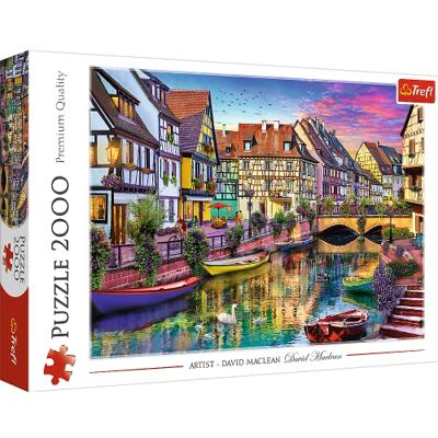 Trefl , Puzzel, Colmar, Frankrijk, 2000 stukjes, premium kwaliteit, voor volwassenen en kinderen vanaf 12 jaar Trefl , Puzzel, Colmar, Frankrijk, 2000 stukjes, premium kwaliteit, voor volwassenen en kinderen vanaf 12 jaar