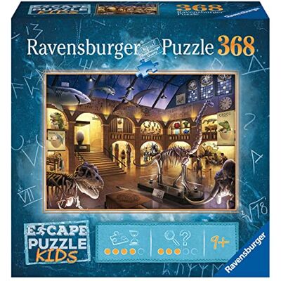 Ravensburger Kinderpuzzel Escape puzzel Kids Een nacht in het museum 12935 Ravensburger Kinderpuzzel Escape puzzel Kids Een nacht in het museum 12935