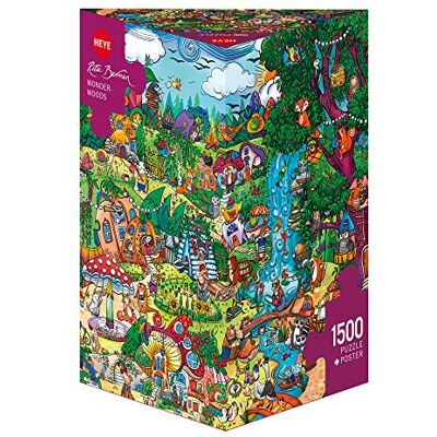 Heye , Rita Bermans Wonderwoods puzzel 1500 stukjes, 29792, wit Heye , Rita Bermans Wonderwoods puzzel 1500 stukjes, 29792, wit