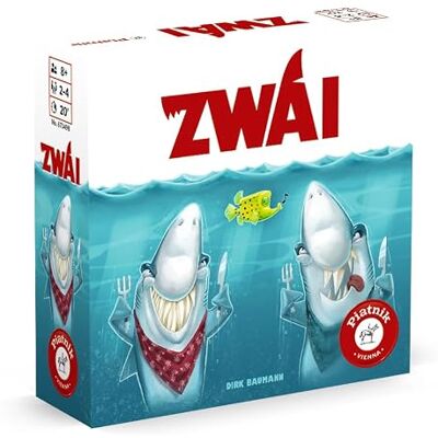 Piatnik Zwai Haaienalarm voor de kust van Hawaï! Interactief kaartspel voor het hele gezin Piatnik Zwai Haaienalarm voor de kust van Hawaï! Interactief kaartspel voor het hele gezin