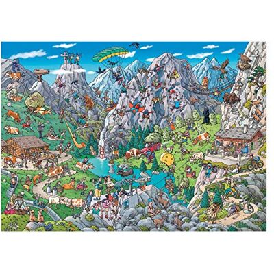 Heye Amix -29680 – klassieke puzzel – Alpine Fun – 1000 stukjes Heye Amix -29680 – klassieke puzzel – Alpine Fun – 1000 stukjes