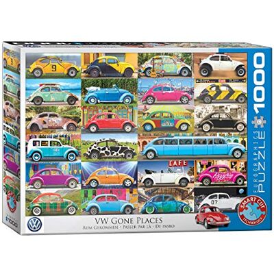 EuroGraphics VW Beetle Gone Places EuroGraphics VW Beetle Gone Places