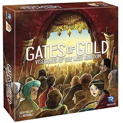 Renegade Game Studios Viscounts of The West Kingdom: Gates of Gold Expansion Strategy Board Game, Leeftijden 14+ Renegade Game Studios Viscounts of The West Kingdom: Gates of Gold Expansion Strategy Board Game, Leeftijden 14+