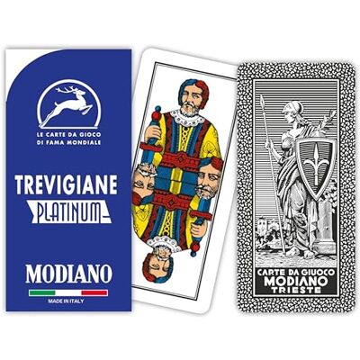 Modiano Trevigian Platinum speelkaarten 100% plastic Modiano Trevigian Platinum speelkaarten 100% plastic