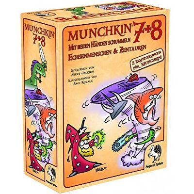 Pegasus Spiele Munchkin 7 + 8 (speelaccessoire): met beide handen schudden. Essenmenschen & Zentauren. 2 uitbreidingen Pegasus Spiele Munchkin 7 + 8 (speelaccessoire): met beide handen schudden. Essenmenschen & Zentauren. 2 uitbreidingen