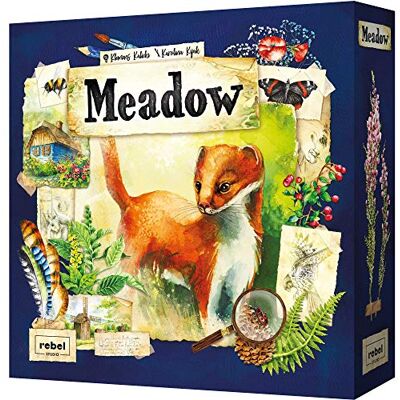 Asmodee Meadow tafelspel, 1-4 spelers, 10+ jaar, editie in het Italiaans Asmodee Meadow tafelspel, 1-4 spelers, 10+ jaar, editie in het Italiaans