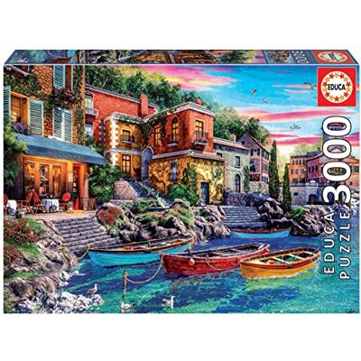Educa 3000 stukjes puzzel voor volwassenen Zonsondergang op het Premium puzzel 3000 stukjes 120 x 80 cm lijm Fix puzzel incl. Vanaf 14+ (19052) Educa 3000 stukjes puzzel voor volwassenen Zonsondergang op het Premium puzzel 3000 stukjes 120 x 80 cm lijm Fix puzzel incl. Vanaf 14+ (19052)