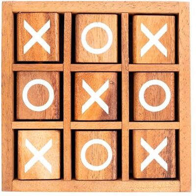 Engelhart – 350380 – De houten morpion – Tic Tac Toe Spin, XO Game – draaibare onderdelen – logisch spel – milieuvriendelijk gezin – 14 cm x 14 cm x 4 cm – houten spellen Engelhart – 350380 – De houten morpion – Tic Tac Toe Spin, XO Game – draaibare onderdelen – logisch spel – milieuvriendelijk gezin – 14 cm x 14 cm x 4 cm – houten spellen