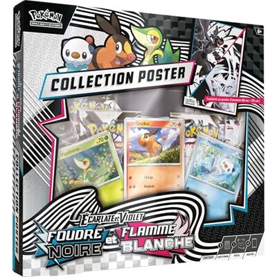 Pokémon : Collectie Unys poster uit het -verzamelkaartspel (3 glanzende promokaarten en 4 boosters) Pokémon : Collectie Unys poster uit het -verzamelkaartspel (3 glanzende promokaarten en 4 boosters)