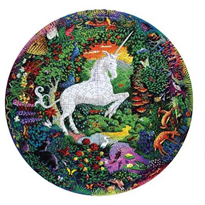 eeBoo Puzzel 500 stukjes rond De tuin van de eenhoorn eeBoo Puzzel 500 stukjes rond De tuin van de eenhoorn