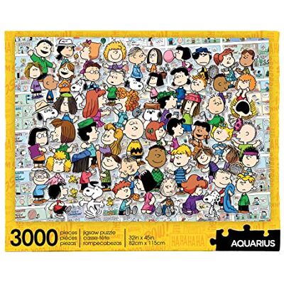 AQUARIUS Peanuts Cast Puzzel (3000 stukjes Jigsaw) – officieel gelicentieerde Peanuts – splintervrij – nauwkeurige montage – bijna geen puzzelstof – 81 x 101 cm AQUARIUS Peanuts Cast Puzzel (3000 stukjes Jigsaw) – officieel gelicentieerde Peanuts – splintervrij – nauwkeurige montage – bijna geen puzzelstof – 81 x 101 cm