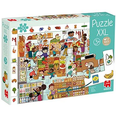 Goula Dujardin XXL Puzzel Een dag op de markt 30 stukjes Groot formaat kinderpuzzel Vanaf 3 jaar Goula Dujardin XXL Puzzel Een dag op de markt 30 stukjes Groot formaat kinderpuzzel Vanaf 3 jaar