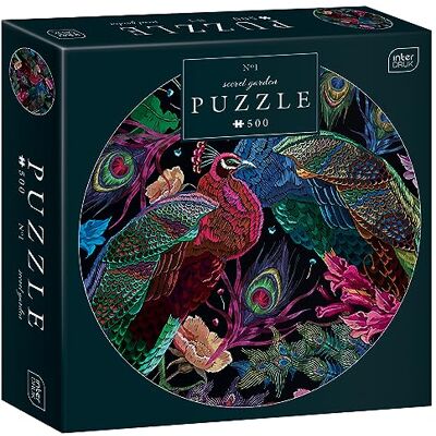 Interdruk Puz500RSG1 Secret Garden puzzel nr. 1, diameter 63 cm Interdruk Puz500RSG1 Secret Garden puzzel nr. 1, diameter 63 cm