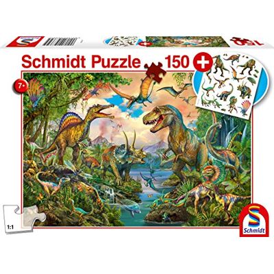 SCHMIDT Dinosauri Selvaggi puzzel, 56332 SCHMIDT Dinosauri Selvaggi puzzel, 56332
