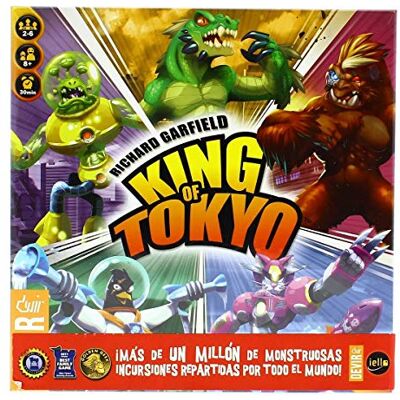 Devir King of Tokyo, grappig bordspel met vrienden, 8 jaar (BGHKOT) Devir King of Tokyo, grappig bordspel met vrienden, 8 jaar (BGHKOT)