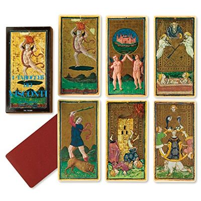 Dal Negro Dal I Tarocchi Dei Visconti Le Tarot des Vizconti, meerkleurig (42401) Dal Negro Dal I Tarocchi Dei Visconti Le Tarot des Vizconti, meerkleurig (42401)