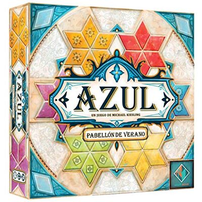 Asmodee Plan B Games Blauw zomerpaviljoen Bordspel voor het leggen van tegels en strategie voor volwassenen en gezinnen vanaf 8 jaar voor 2 tot 4 spelers 45 minuten per partij Spaans Asmodee Plan B Games Blauw zomerpaviljoen Bordspel voor het leggen van tegels en strategie voor volwassenen en gezinnen vanaf 8 jaar voor 2 tot 4 spelers 45 minuten per partij Spaans