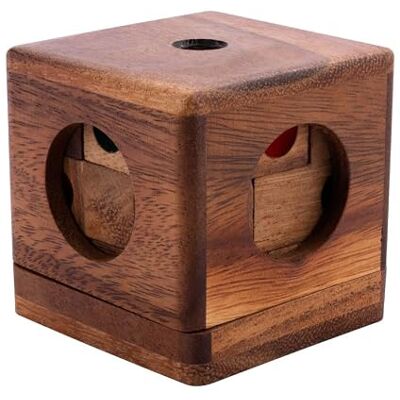 Engelhart – 350180 – gesloten dobbelstenen – puzzel in doos – puzzel van hout – moeilijk niveau – milieuvriendelijk reflectiespel – volwassenen tieners – 9 stuks – oplossing – 6,9 x 6,9 x 6,3 cm Engelhart – 350180 – gesloten dobbelstenen – puzzel in doos – puzzel van hout – moeilijk niveau – milieuvriendelijk reflectiespel – volwassenen tieners – 9 stuks – oplossing – 6,9 x 6,9 x 6,3 cm