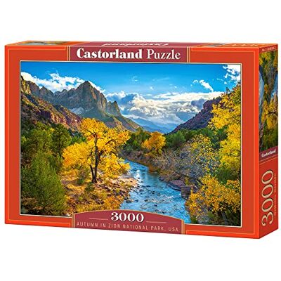 Castorland C-300624-2 Puzzels, Herfst in Zion National Park, Natuur en Landschap, VS, Volwassen Puzzels, C-300624-2 Castorland C-300624-2 Puzzels, Herfst in Zion National Park, Natuur en Landschap, VS, Volwassen Puzzels, C-300624-2