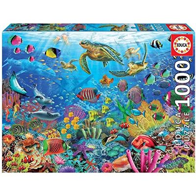 Educa 1000 stukjes puzzel voor volwassenen Schildpadden in de hemel 14 jaar en ouder (19266) Educa 1000 stukjes puzzel voor volwassenen Schildpadden in de hemel 14 jaar en ouder (19266)