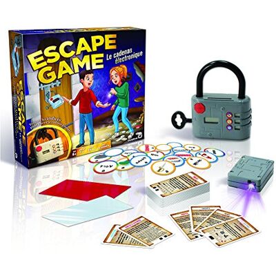 Dujardin Escape Game Elektronisch hangslot Vind aanwijzingen om het hangslot op tijd te openen Collaboratief en speels spel Om met het gezin te spelen Actiespel Vanaf 8 jaar Dujardin Escape Game Elektronisch hangslot Vind aanwijzingen om het hangslot op tijd te openen Collaboratief en speels spel Om met het gezin te spelen Actiespel Vanaf 8 jaar