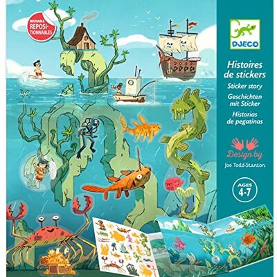 Djeco Het avontuur aan zee, uniseks, kinderen, meerkleurig (38953) Djeco Het avontuur aan zee, uniseks, kinderen, meerkleurig (38953)